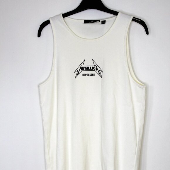 BNWT SS25 REPRESENT x METALLICA 40YR TANK TOP S & M & L - Picture 2 of 14